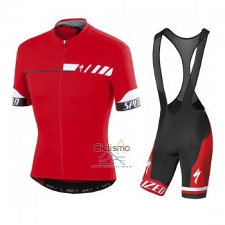 Specialized Ropa Ciclismo Culotte Corto 2016 Hombre Mangas Cortas Profundo Rojo