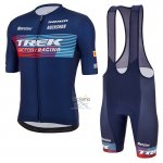 Trek Factory Racing Ropa Ciclismo Culotte Corto 2023 Hombre Mangas Cortas Azul