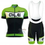 Ale Ropa Ciclismo Culotte Corto 2016 Hombre Mangas Cortas Negro y Verde