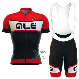 Ale Ropa Ciclismo Culotte Corto 2016 Hombre Mangas Cortas Rojo Blanco Negro