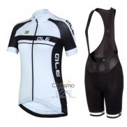 Ale Ropa Ciclismo Culotte Corto 2016 Mujer Mangas Cortas Negro y Blanco