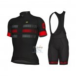 Ale Ropa Ciclismo Culotte Corto 2021 Hombre Mangas Cortas Rojo Gris