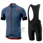 Castelli Aero Race Ropa Ciclismo Culotte Corto 2019 Hombre Mangas Cortas Azul