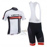 Castelli Ropa Ciclismo Culotte Corto 2013 Hombre Mangas Cortas Blanco