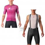 Giro d'Italia Ropa Ciclismo Culotte Corto 2022 Hombre Mangas Cortas Violeta