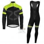 Nalini Ropa Ciclismo Culotte Largo 2019 Men Mangas Largas Negro Verde