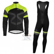 Nalini Ropa Ciclismo Culotte Largo 2019 Men Mangas Largas Negro Verde