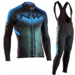 Northwave Ropa Ciclismo Culotte Largo 2019 Hombre Mangas Largas Negro Azul