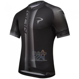 Pinarello Ropa Ciclismo Culotte Corto 2016 Hombre Mangas Cortas Negro Plata