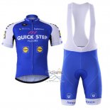 Quick Step Floor Ropa Ciclismo Culotte Corto 2017 Mangas Cortas Azul