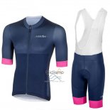 Rh+ Ropa Ciclismo Culotte Corto 2018 Mujer Mangas Cortas APagado Azul