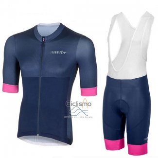Rh+ Ropa Ciclismo Culotte Corto 2018 Mujer Mangas Cortas APagado Azul