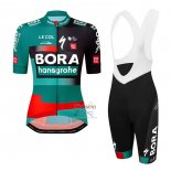 Bora-hansgrone Ropa Ciclismo Culotte Corto 2023 Mangas Cortas Verde Rojo