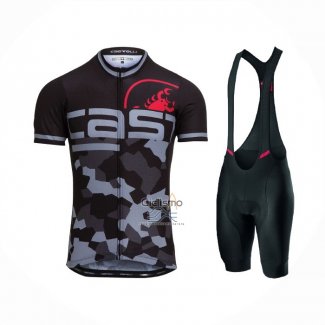 Castelli Ropa Ciclismo Culotte Corto 2021 Hombre Mangas Cortas Negro Gris