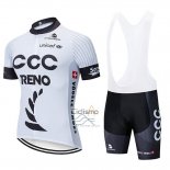 Ccc Ropa Ciclismo Culotte Corto 2019 Mangas Cortas Blanco Negro