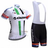 Giant Ropa Ciclismo Culotte Corto 2017 Hombre Mangas Cortas Blanco