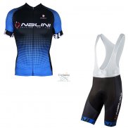 Nalini Ropa Ciclismo Culotte Corto 2021 Men Mangas Cortas Negro Azul