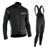 Northwave Ropa Ciclismo Culotte Largo 2017 Hombre Mangas Largas Profundo Negro