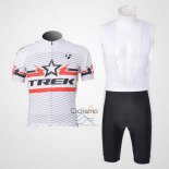 Trek Ropa Ciclismo Culotte Corto 2011 Mangas Cortas Blanco