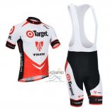 Trek Ropa Ciclismo Culotte Corto 2013 Mangas Cortas Rojo y Blanco