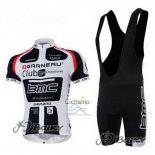 Bmc Ropa Ciclismo Culotte Corto 2011 Mangas Cortas Blanco y Negro