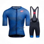 Castelli Ropa Ciclismo Culotte Corto 2021 Hombre Mangas Cortas Azul