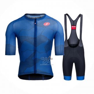 Castelli Ropa Ciclismo Culotte Corto 2021 Hombre Mangas Cortas Azul