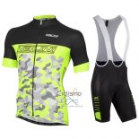 Nalini Ropa Ciclismo Culotte Corto 2016 Men Mangas Cortas Verde y Negro