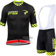 Pinarello Ropa Ciclismo Culotte Corto 2015 Hombre Mangas Cortas Negro y AMarillo