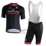 Scott Ropa Ciclismo Culotte Corto 2018 Mangas Cortas Negro Rojo