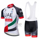 Uci Mundo Campeon UAE Ropa Ciclismo Culotte Corto 2018 Mangas Cortas Blanco