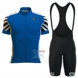Ale Ropa Ciclismo Culotte Corto 2016 Hombre Mangas Cortas Azul y Blanco