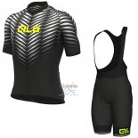Ale Ropa Ciclismo Culotte Corto 2022 Hombre Mangas Cortas Negro Blanco