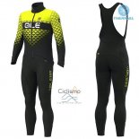 Ale Ropa Ciclismo Culotte Largo 2019 Hombre Mangas Largas Summit AMarillo Negro