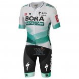 Bora-hansgrone Ropa Ciclismo Culotte Corto 2020 Mangas Cortas Blanco Verde