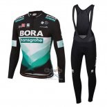 Bora-hansgrone Ropa Ciclismo Culotte Largo 2020 Mangas Largas Azul Negro