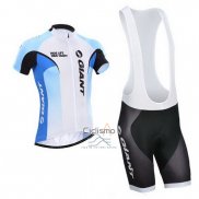Giant Ropa Ciclismo Culotte Corto 2014 Hombre Mangas Cortas Blanco