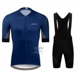 Le Col Ropa Ciclismo Culotte Corto 2020 Hombre Mangas Cortas APagado Azul