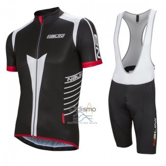 Nalini Ropa Ciclismo Culotte Corto 2016 Men Mangas Cortas Gris y Negro