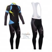 Pearl Izumi Ropa Ciclismo Culotte Largo 2014 Hombre Mangas Largas Negro y Azur