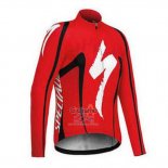 Specialized Ropa Ciclismo Culotte Largo 2016 Hombre Mangas Largas Blanco Rojo