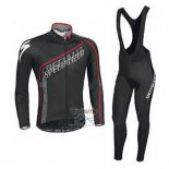 Specialized Ropa Ciclismo Culotte Largo 2016 Hombre Mangas Largas Ml Negro Rojo