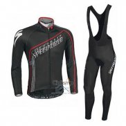 Specialized Ropa Ciclismo Culotte Largo 2016 Hombre Mangas Largas Ml Negro Rojo