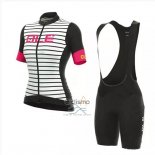 Ale Ropa Ciclismo Culotte Corto 2018 Mujer Mangas Cortas Blanco