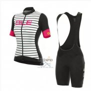 Ale Ropa Ciclismo Culotte Corto 2018 Mujer Mangas Cortas Blanco