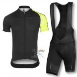 Assos Ropa Ciclismo Culotte Corto 2016 Hombre Mangas Cortas Negro y AMarillo