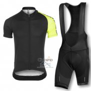 Assos Ropa Ciclismo Culotte Corto 2016 Hombre Mangas Cortas Negro y AMarillo