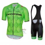 Cannondale Ropa Ciclismo Culotte Corto 2016 Hombre Mangas Cortas Negro y Verde
