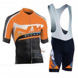 Northwave Ropa Ciclismo Culotte Corto 2019 Hombre Mangas Cortas Naranja Plata Negro