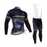 Northwave Ropa Ciclismo Culotte Largo 2020 Hombre Mangas Largas Negro Gris